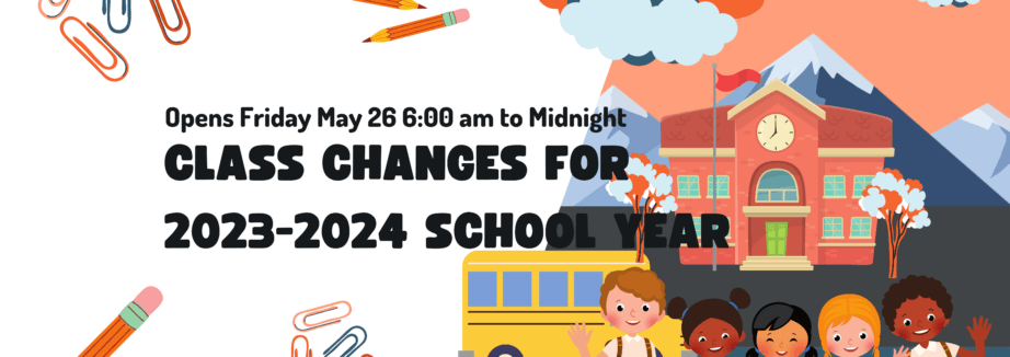 Class Changes for 2023-2024